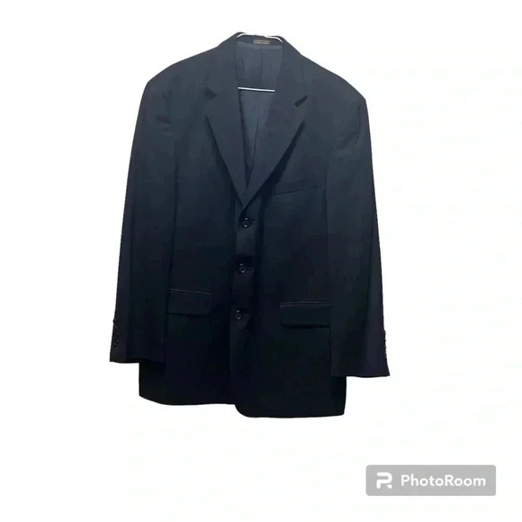 Stafford Other - Stafford Suit Coat Jacket, Dark Blue, Size 42R, 100% Wool, Button Closure